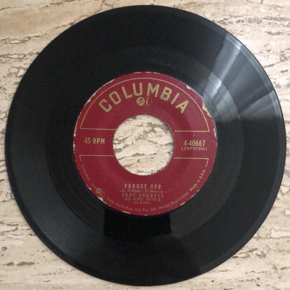 Tony Bennett Can You Find It IN Your Heart Vinyl 45 Record '56 - Picture 3 of 5